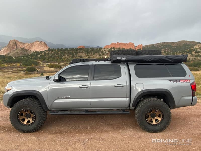 driver side profile of 2019 Toyota Tacoma