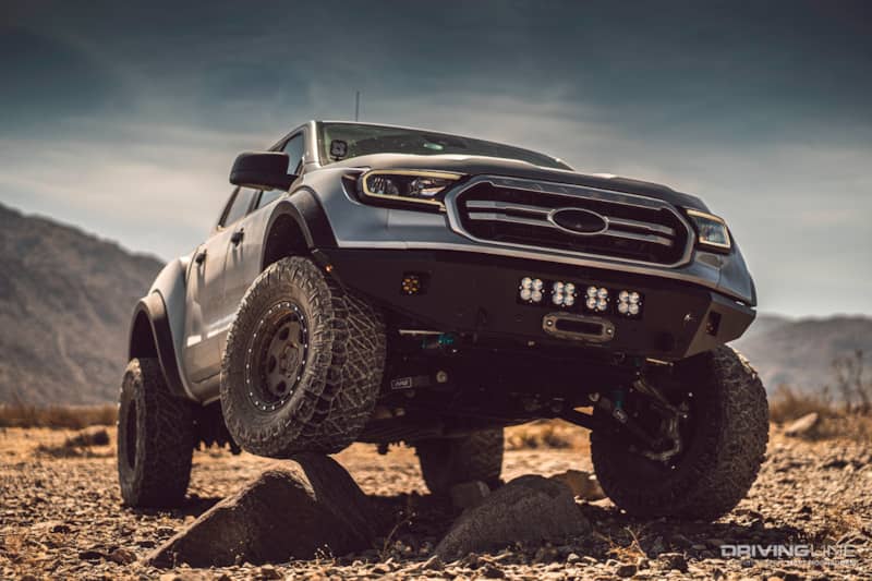 Ford Ranger long travel suspension