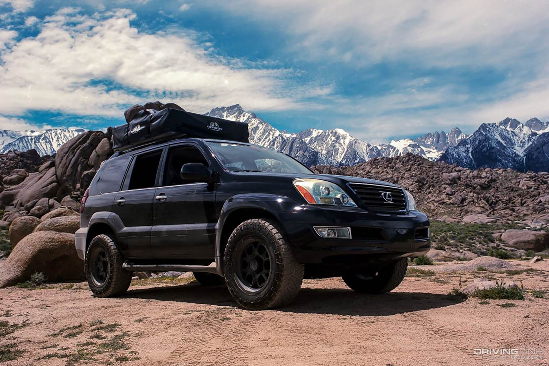 Lexus GX470 on Nitto Ridge Grappler Black