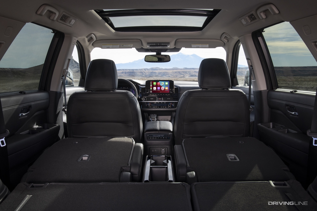 2022 Nissan Pathfinder interior cargo view