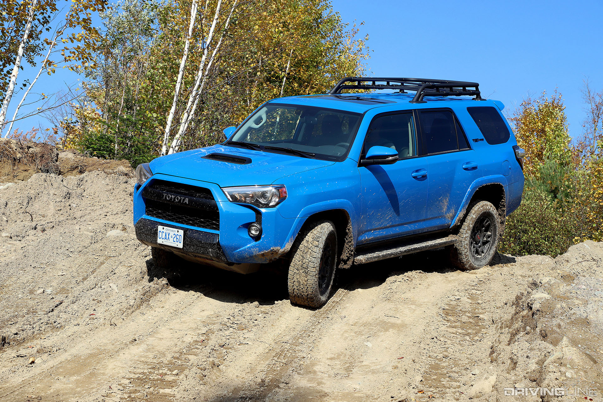 Toyota 4Runner TRD Pro Blue on Nitto Terra Grappler tires