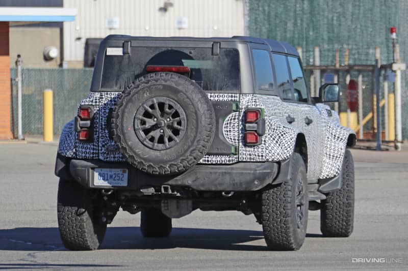 Spy Photos: 2023 Ford Bronco Raptor Spotted Nearly Naked | DrivingLine