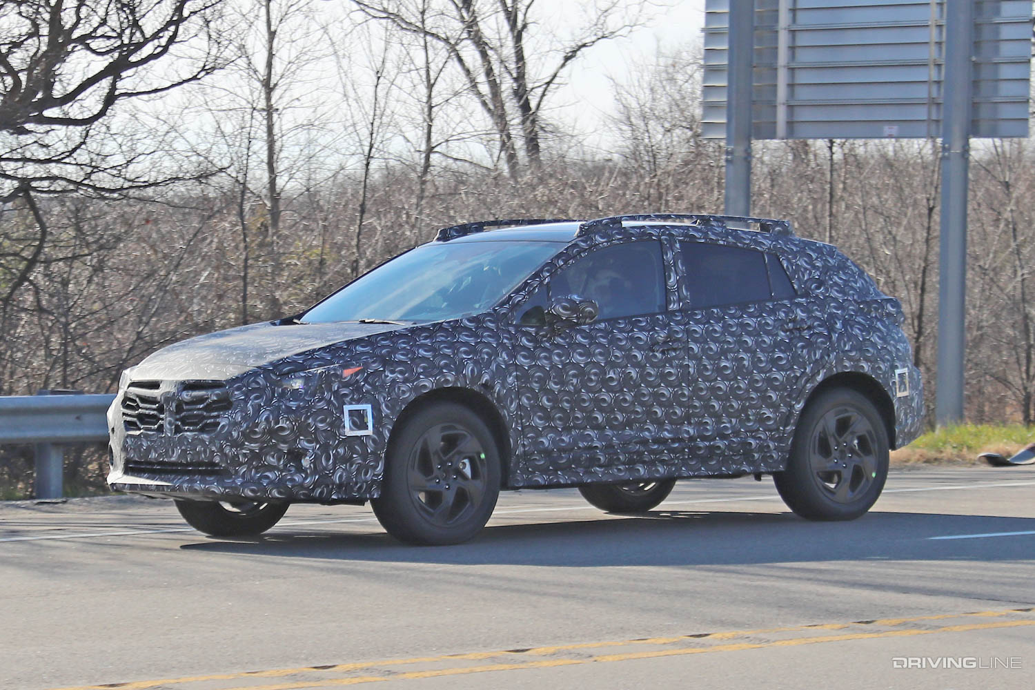 Spy Photos: 2023 Subaru Crosstrek Barely Covered, Obvious Complete Redesign
