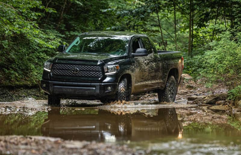 Toyota Tundra red river gorge off-road driving on Nitto Trail Grappler tires
