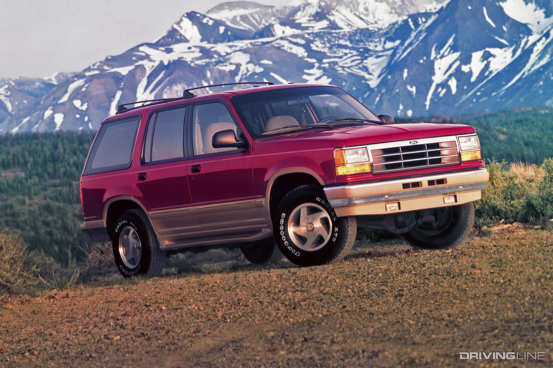 Ford Explorer First Gen in Mountains