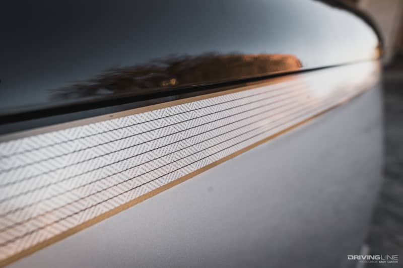 Harley Davidson edition pinstriping detail on F-150