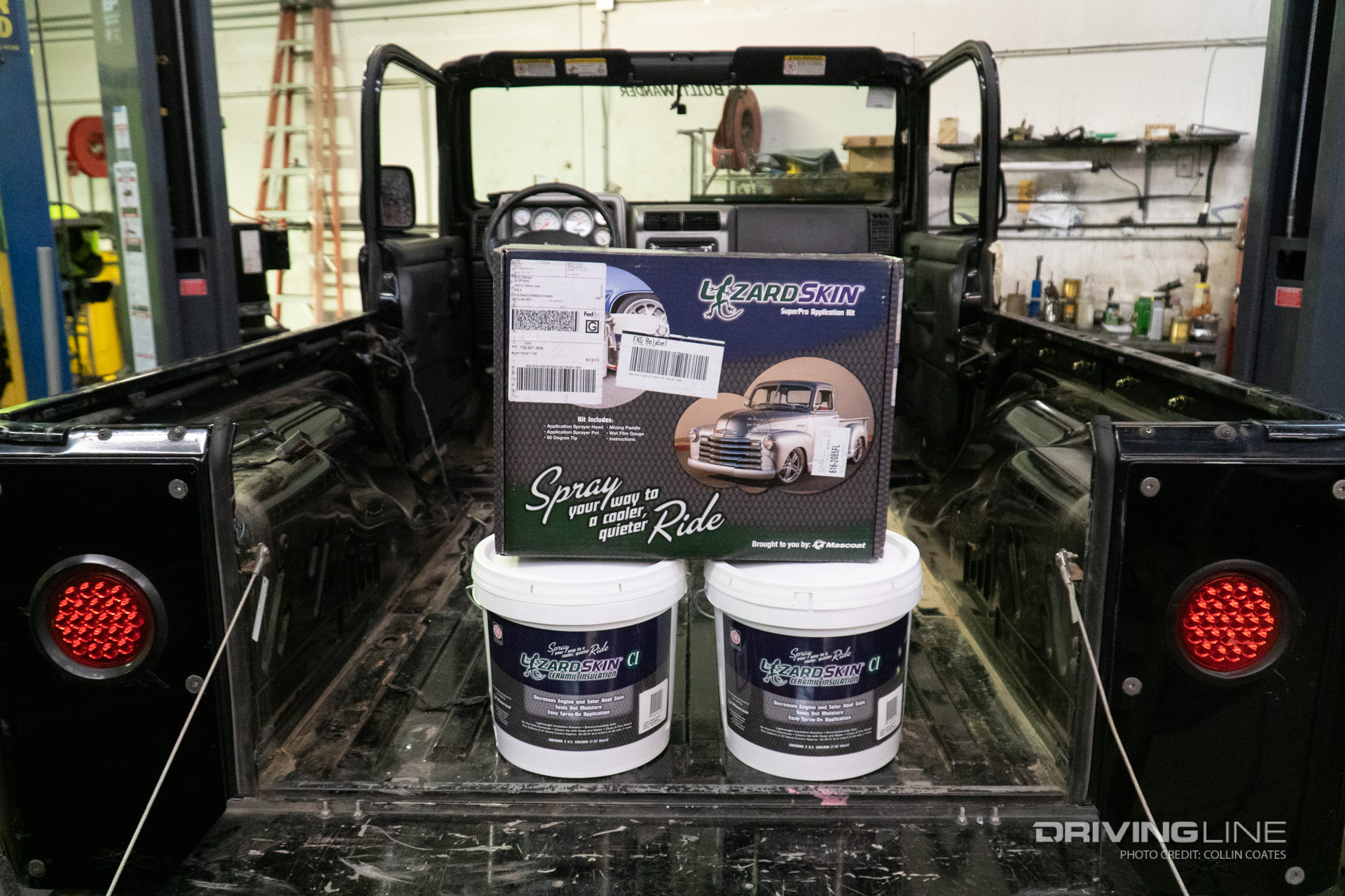 Mostly notably recognized amongst the hot rod crowd, LizardSkin provides spray-on noise and heat insulation for automotive applications.