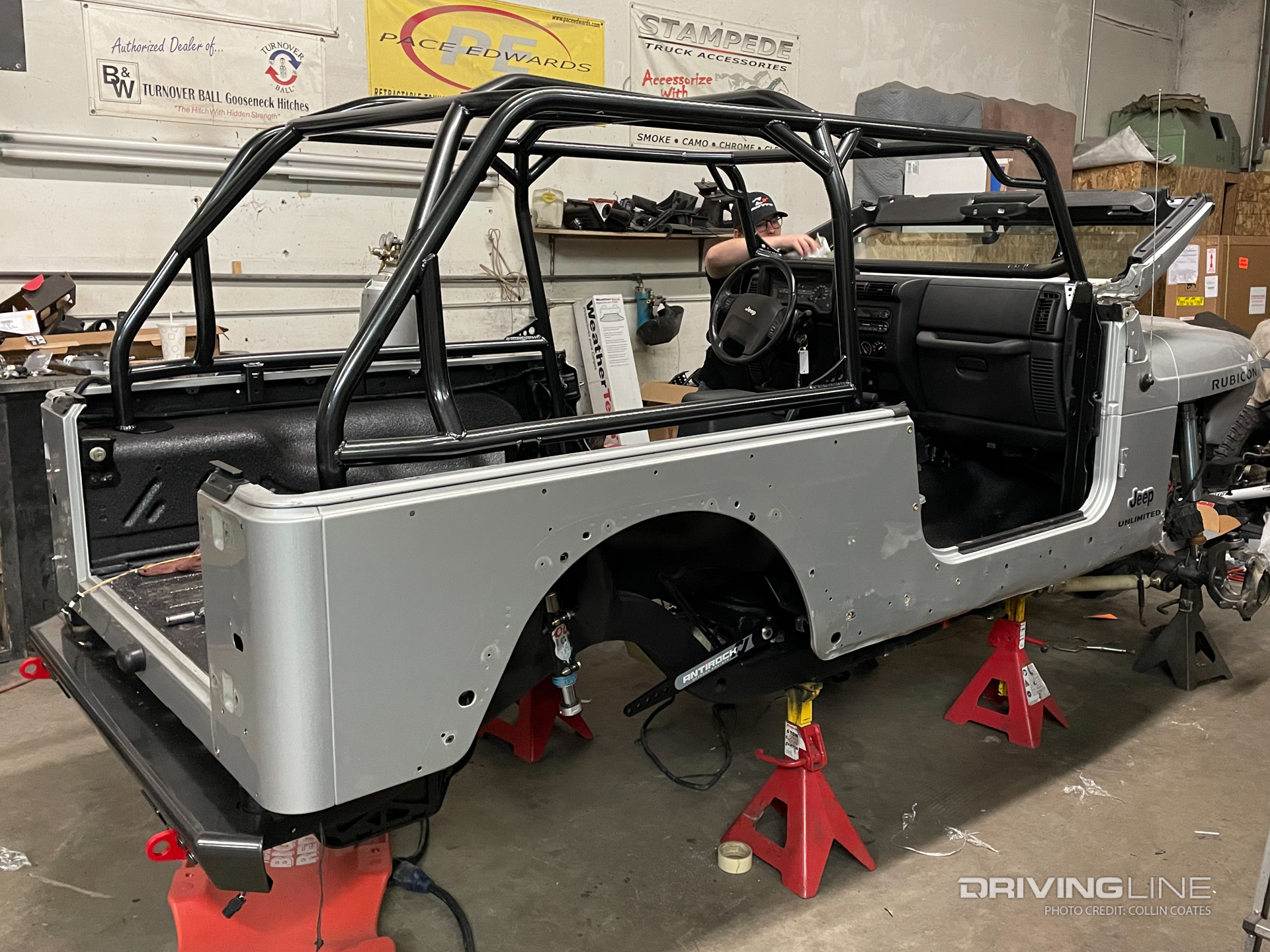 The tub inside of Silver Bullet with heavy duty, durable interior coating