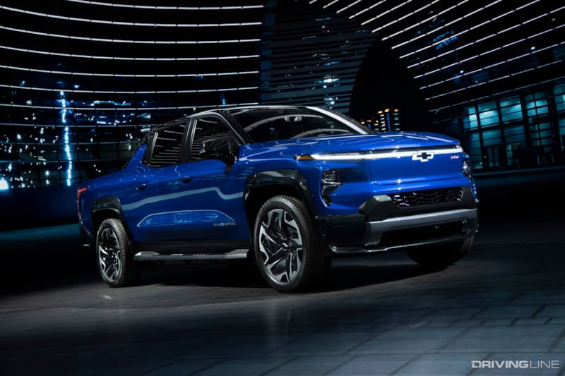 Silverado EV Blue