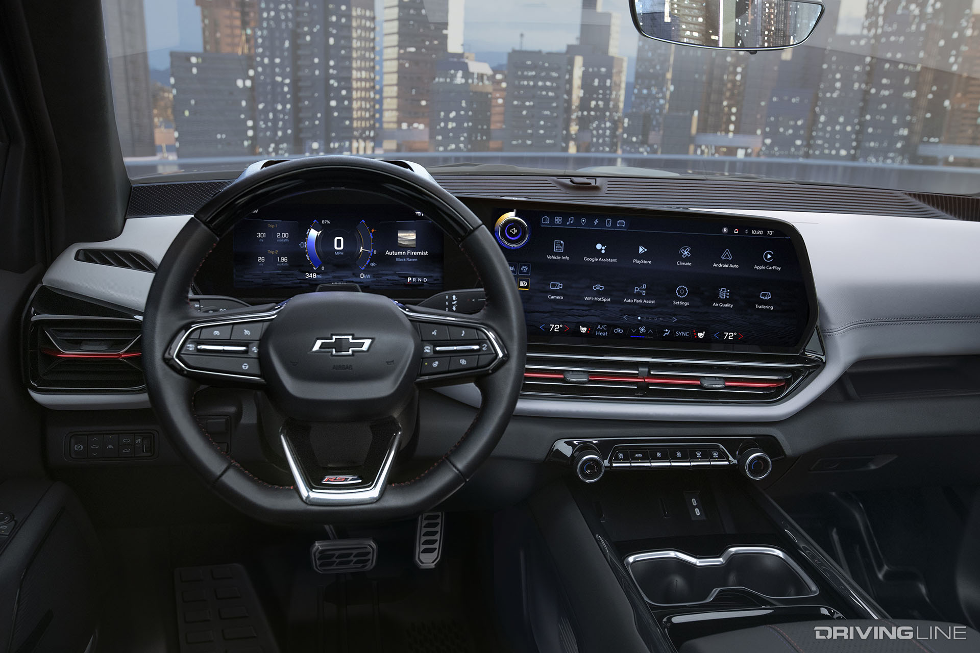 2024 Silverado EV Dashboard