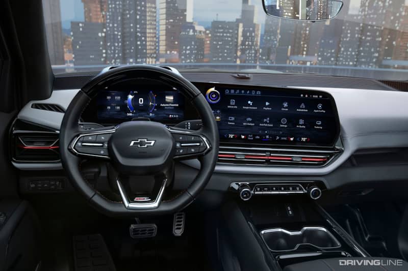 2024 Silverado EV Dashboard