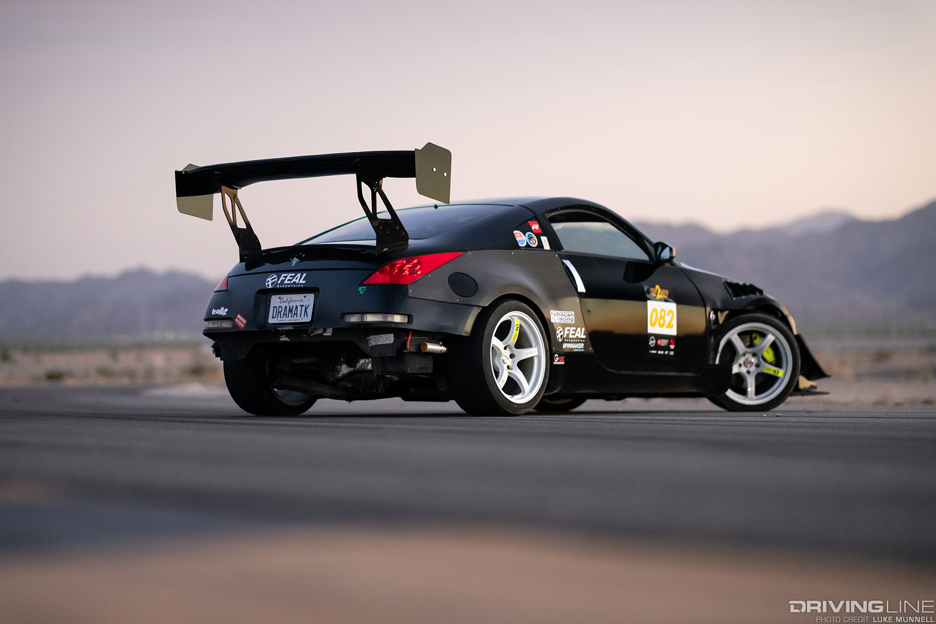 nissan 350z profile at chuckwalla raceway