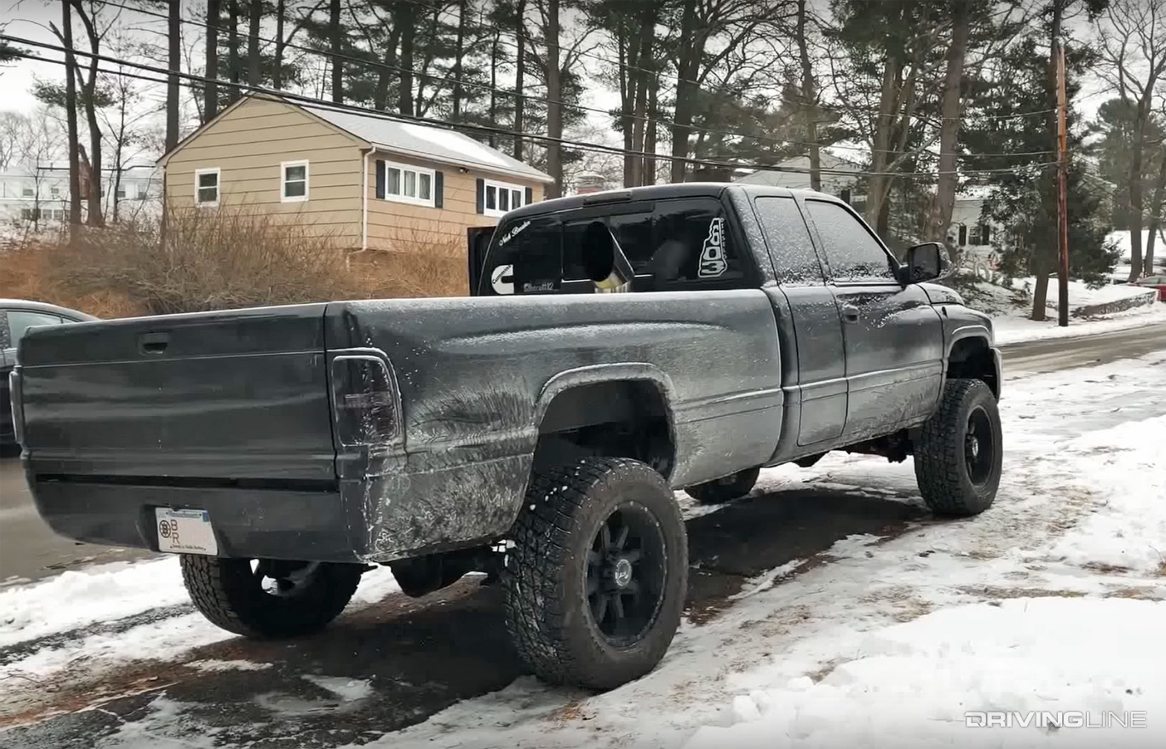 Dodge Cummins on Nitto Terra Grappler G2 tires in cold weather