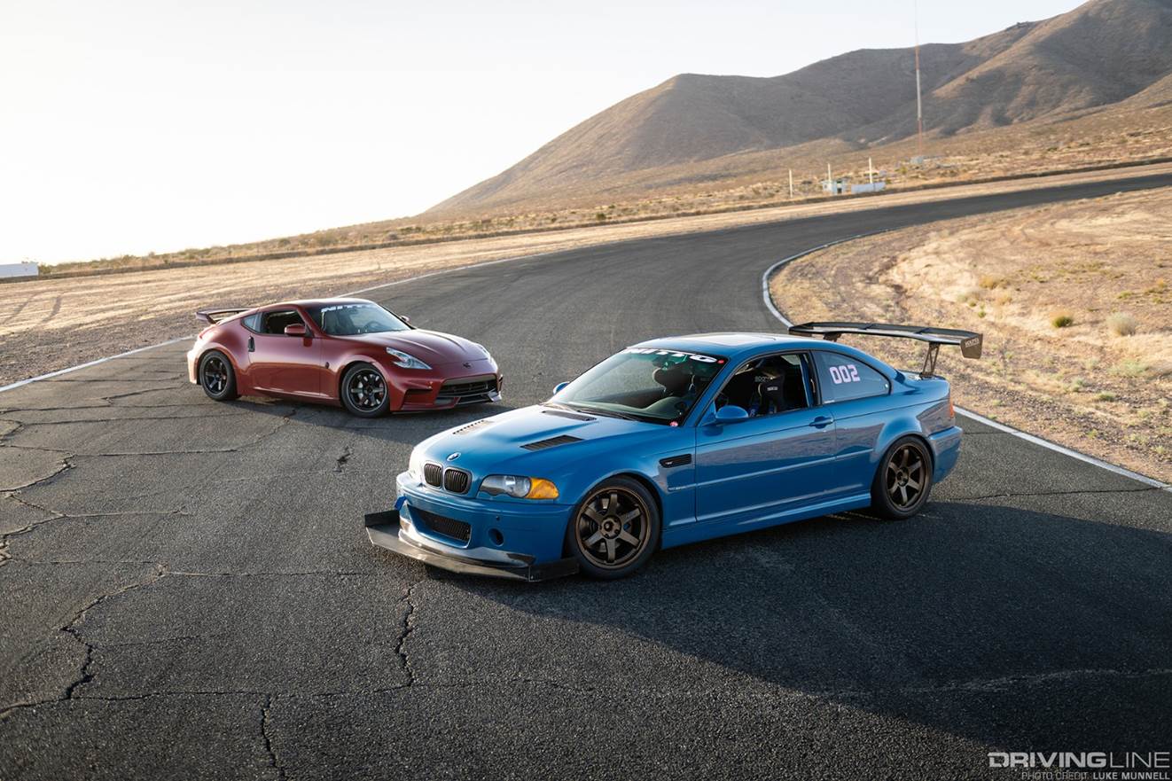 Racing a BMW E46 M3 vs Nissan 370Z