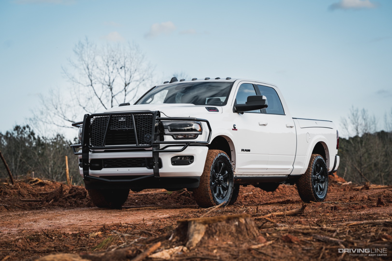 Nitto Recon Grappler A/T tires on a RAM 2500 in Georgia mud