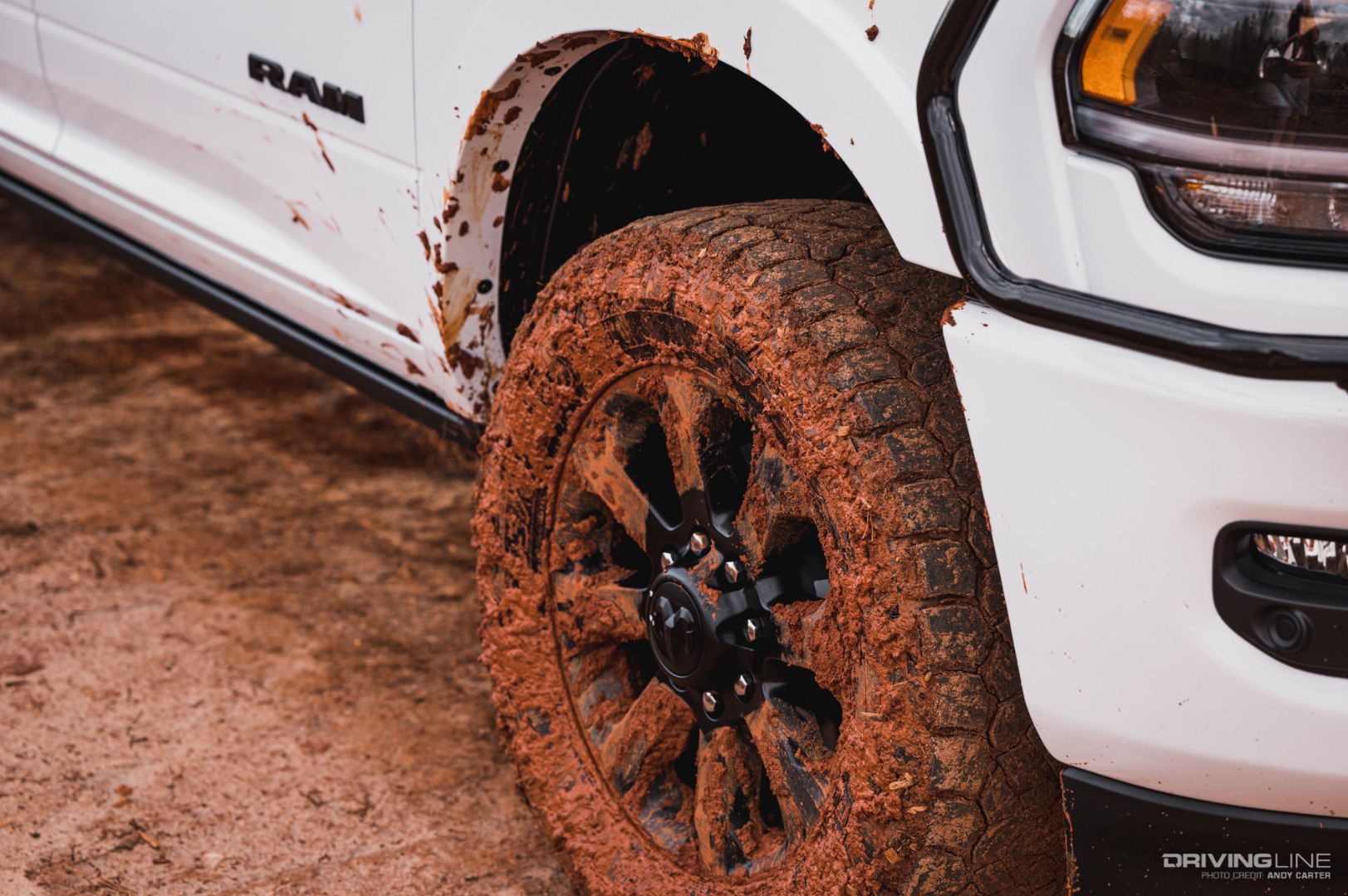 Muddy Recon Grappler tires on a Dodge RAM 2500 pickup truck