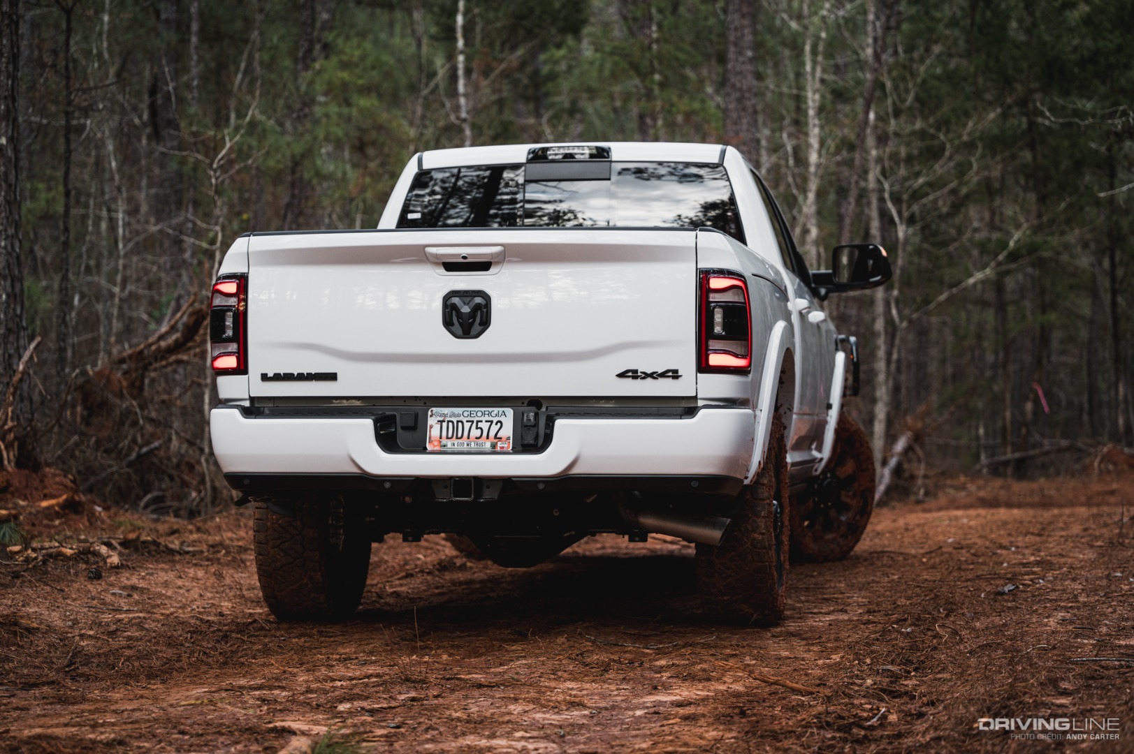 RAM 2500 Laramie from behind