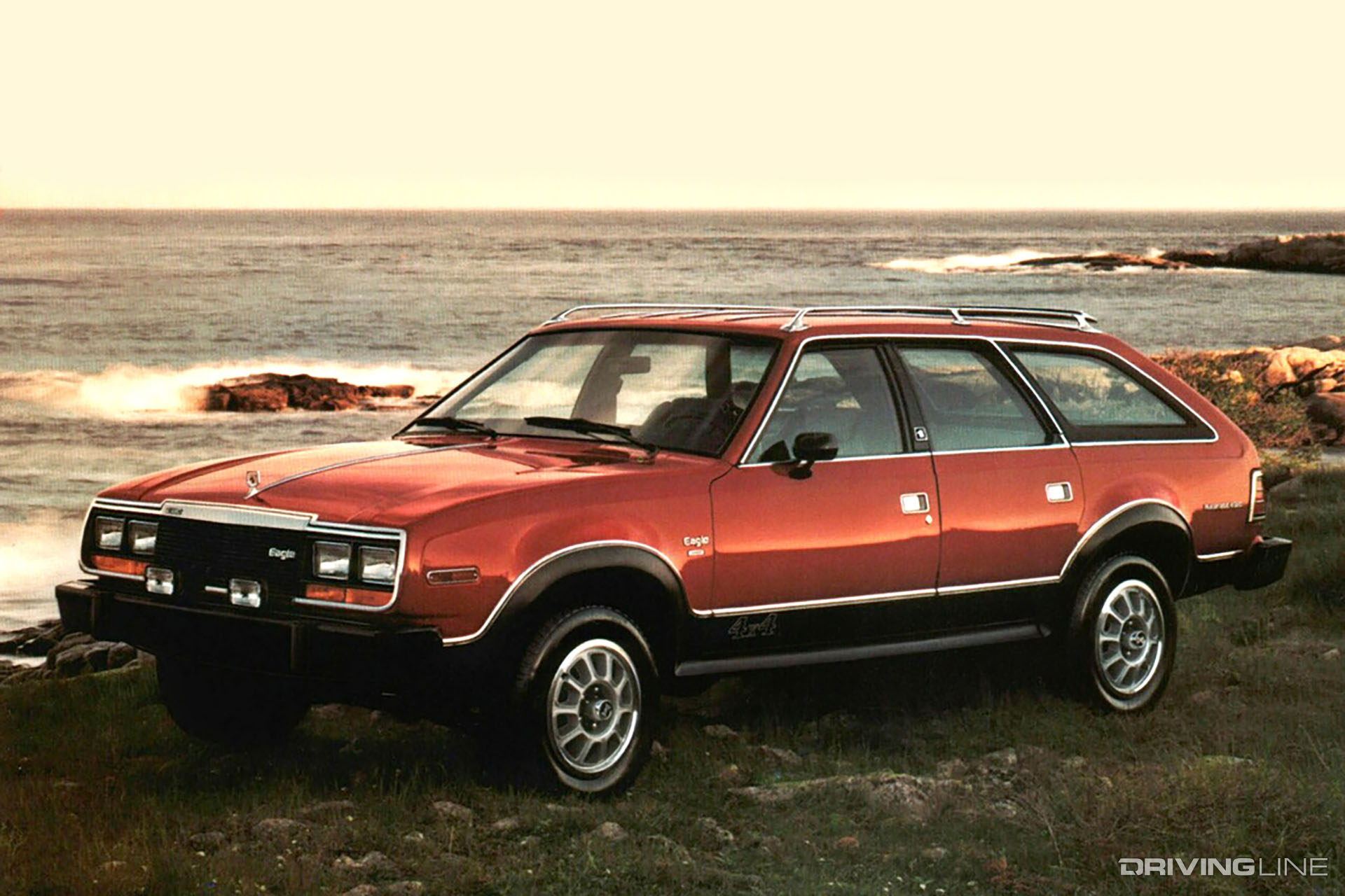 AMC Eagle Wagon Red
