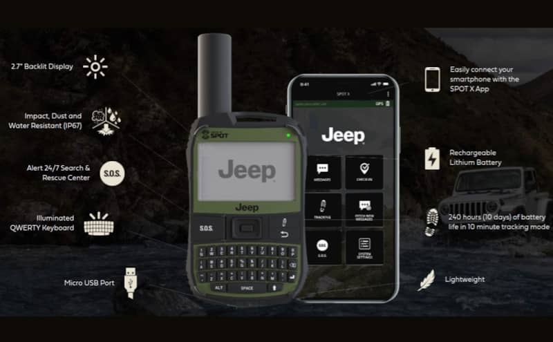 SpotX Jeep Edition device and features