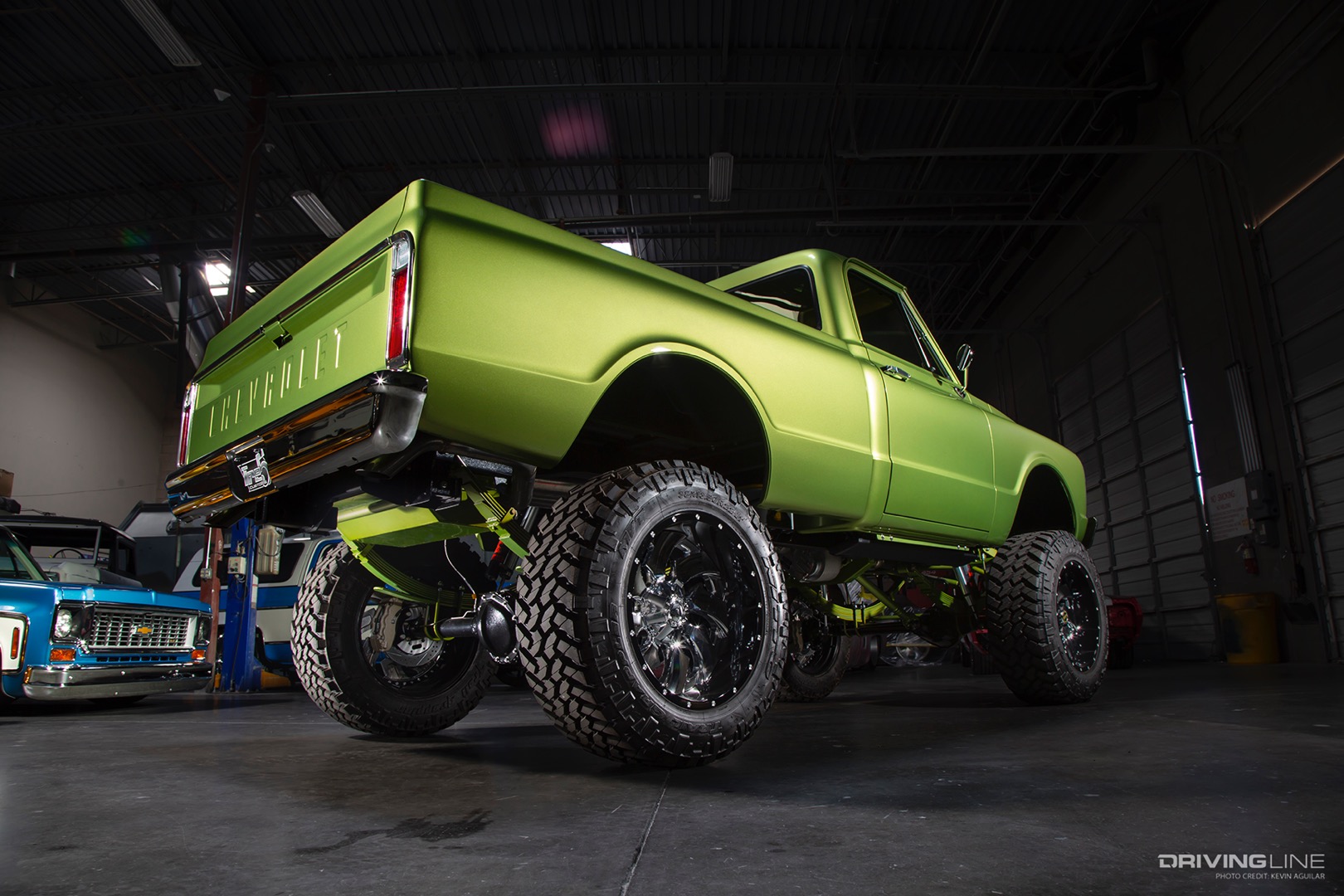 Rear of Mark Bosak's '67 Chevy K10