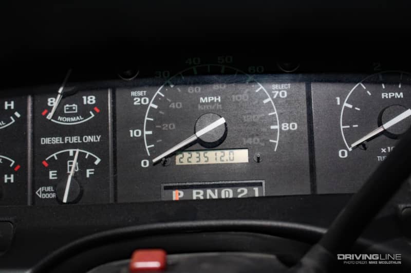 Odometer Ford F-350 Diesel Truck