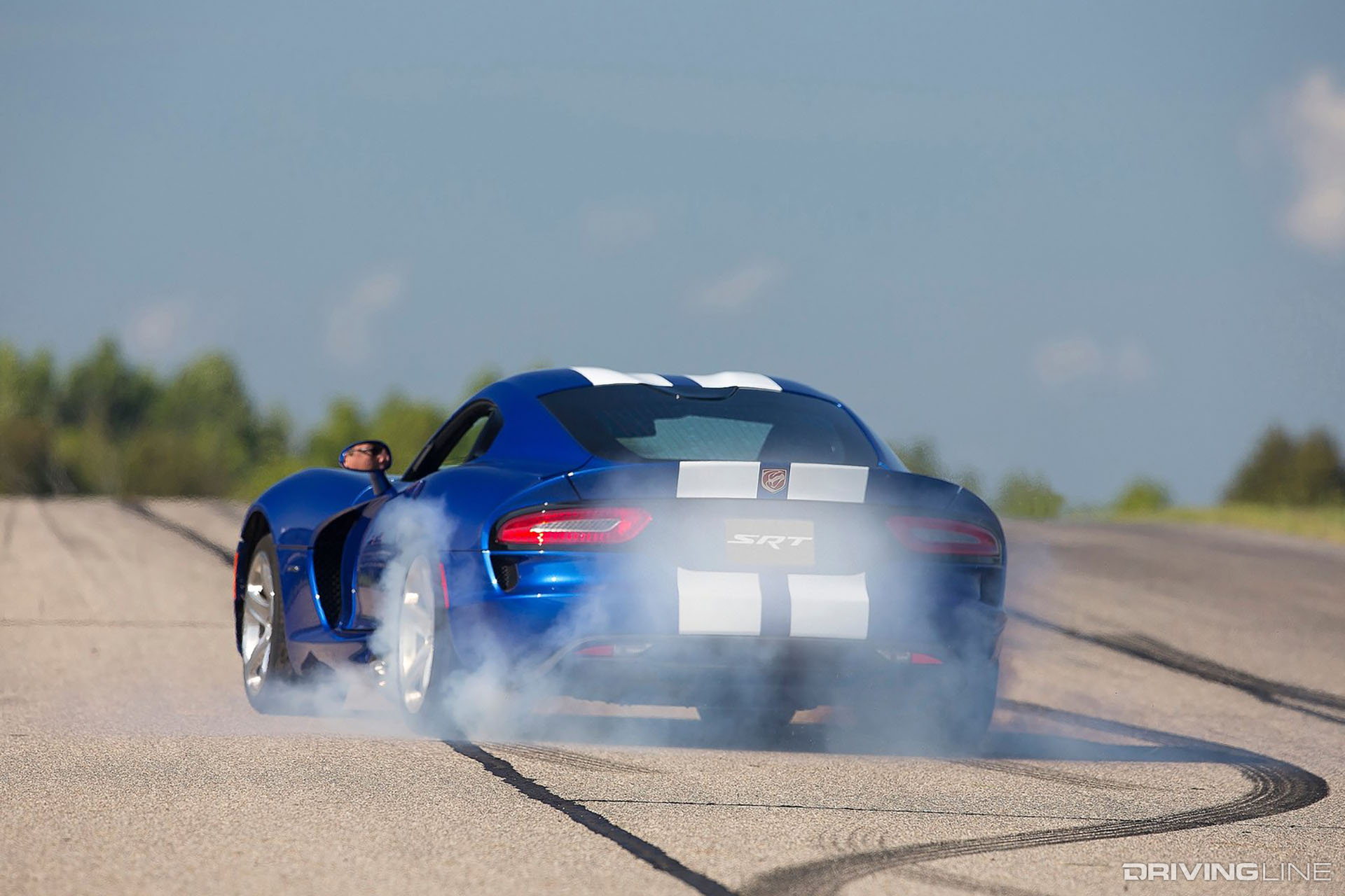SRT Viper GTS Burnout
