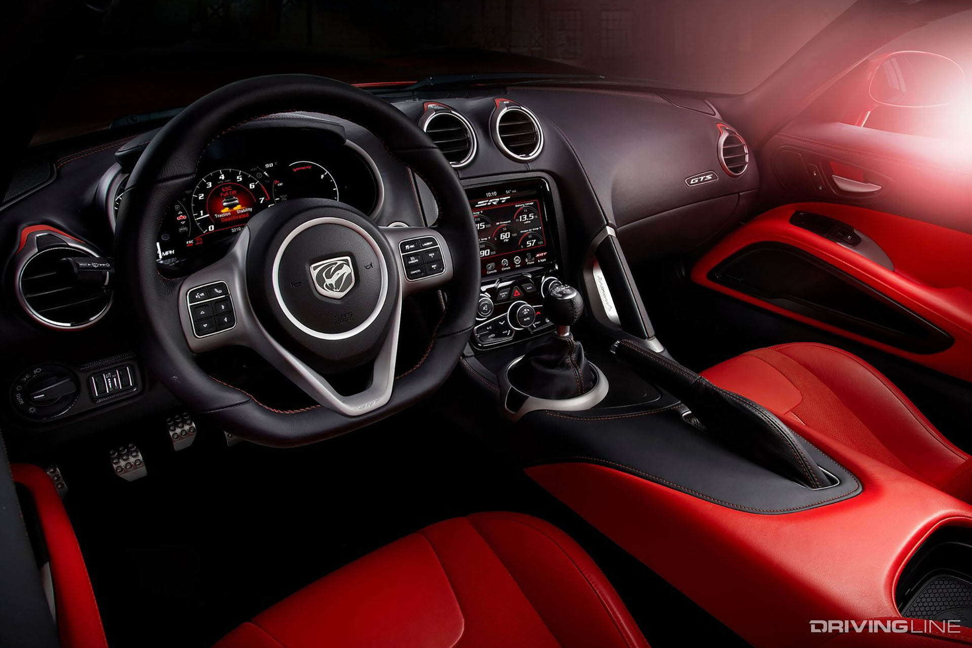 SRT Viper Interior Red