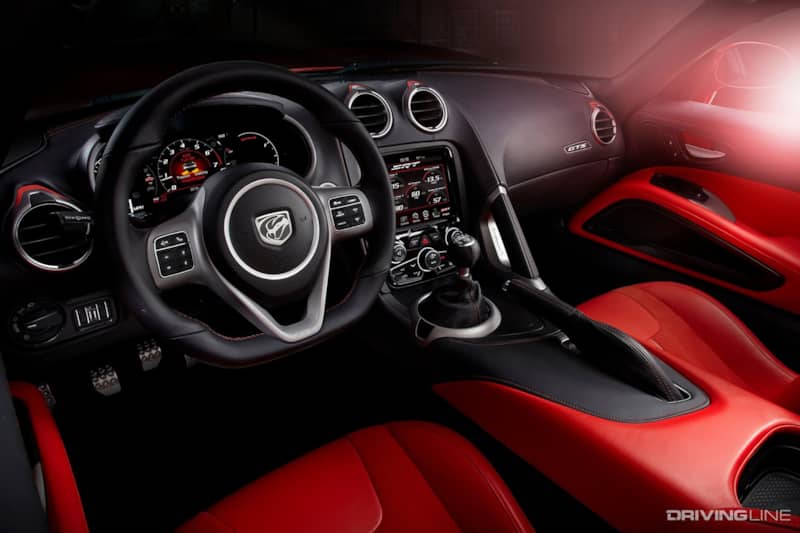 SRT Viper Interior Red