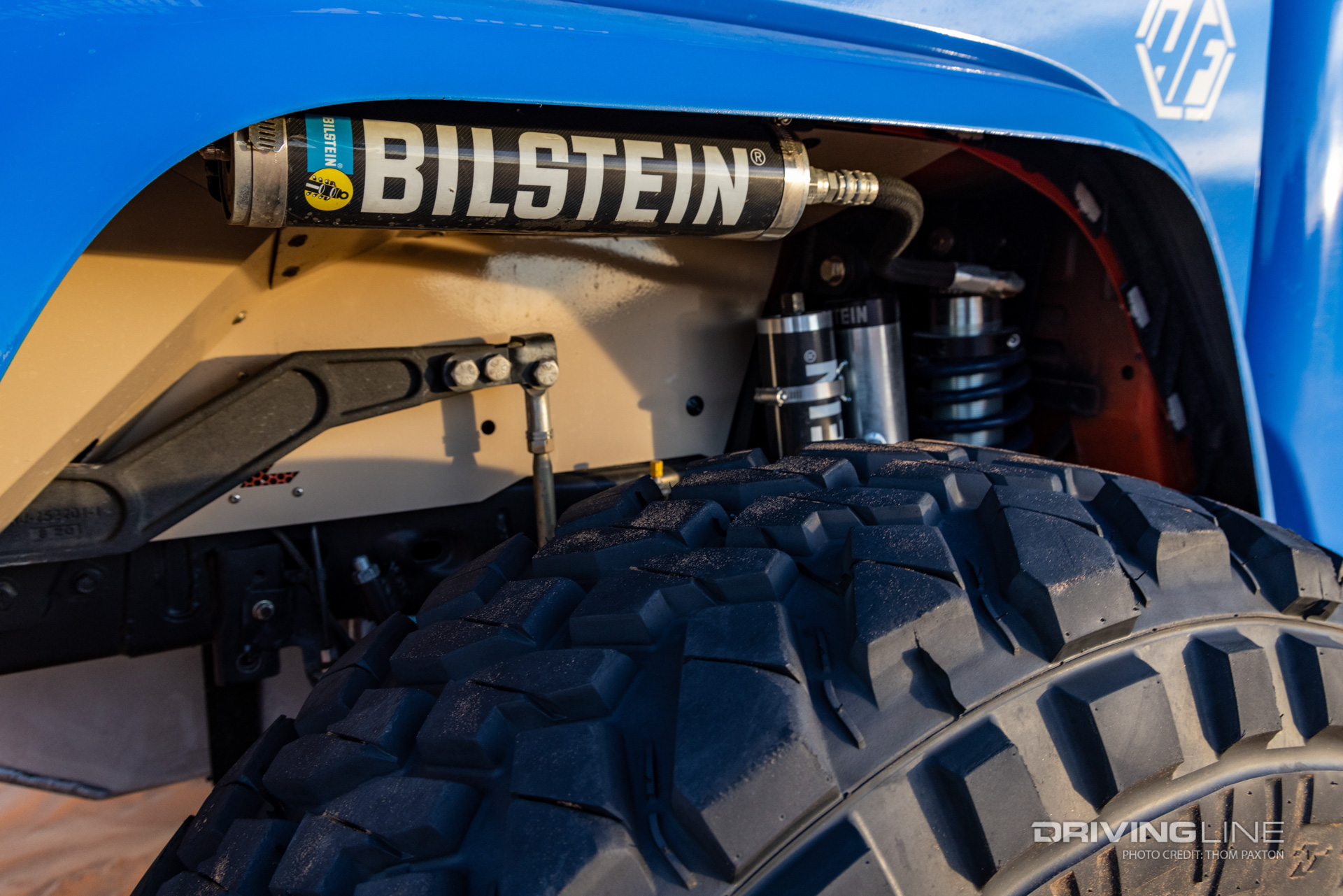 Bilstein shocks on Blaze JT Gladiator