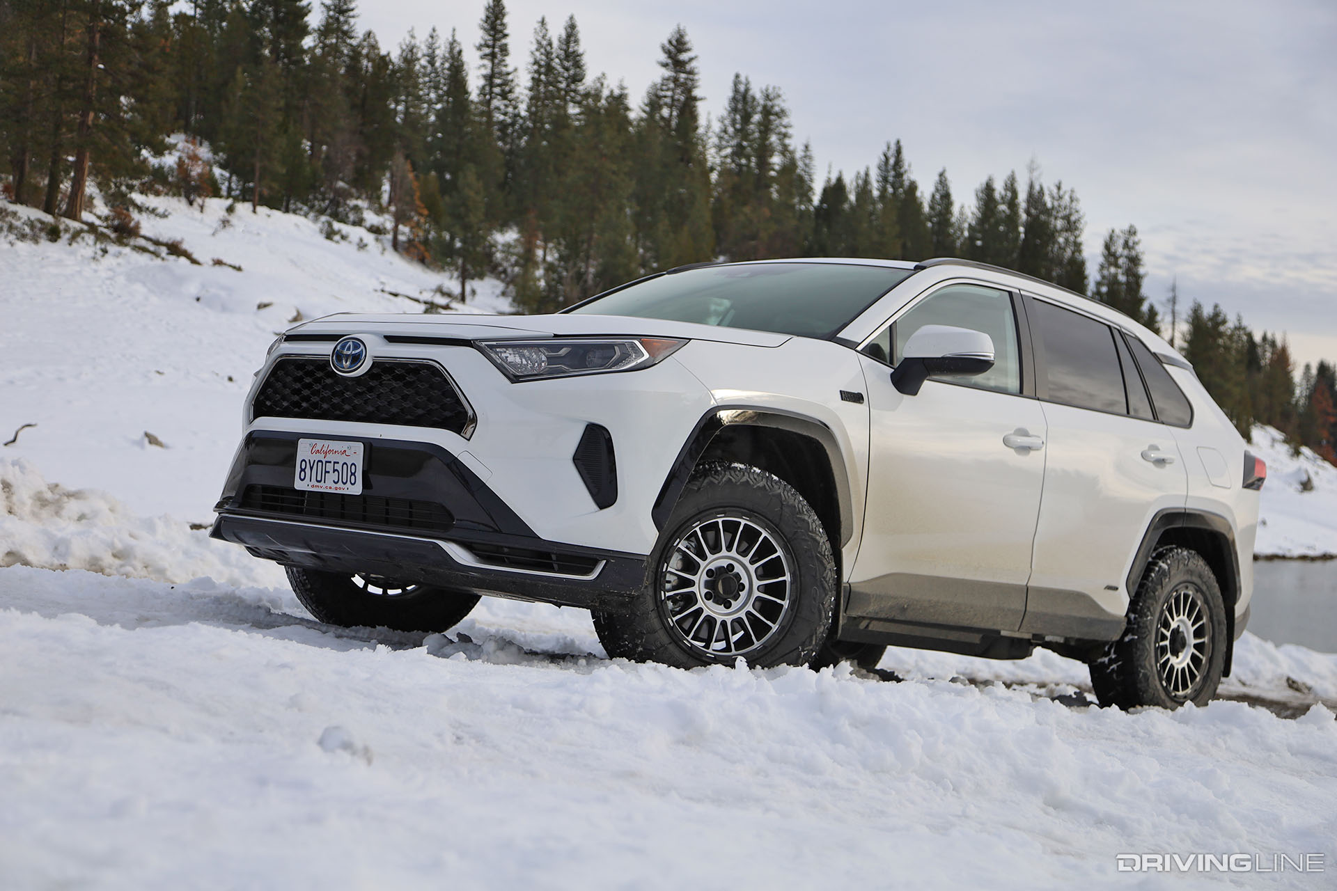 Toyota RAV4 Prime in Snow