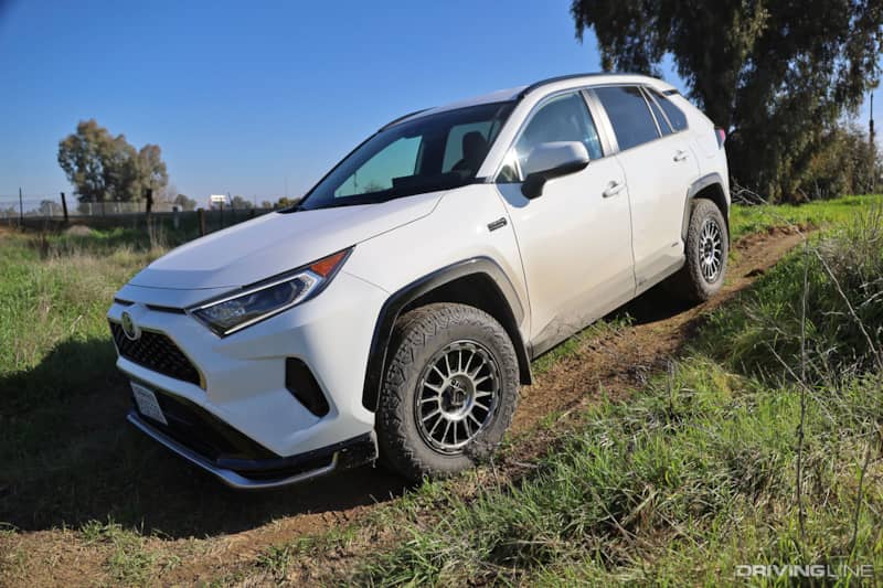Toyota RAV4 Prime on Trail