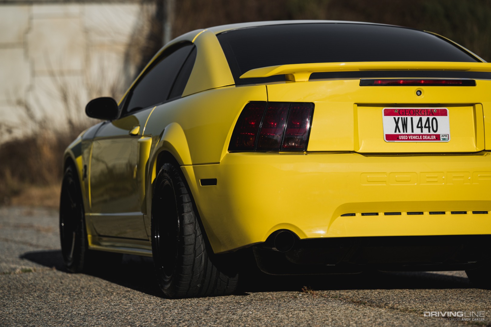 Rear end of 2001 Mustang Cobra