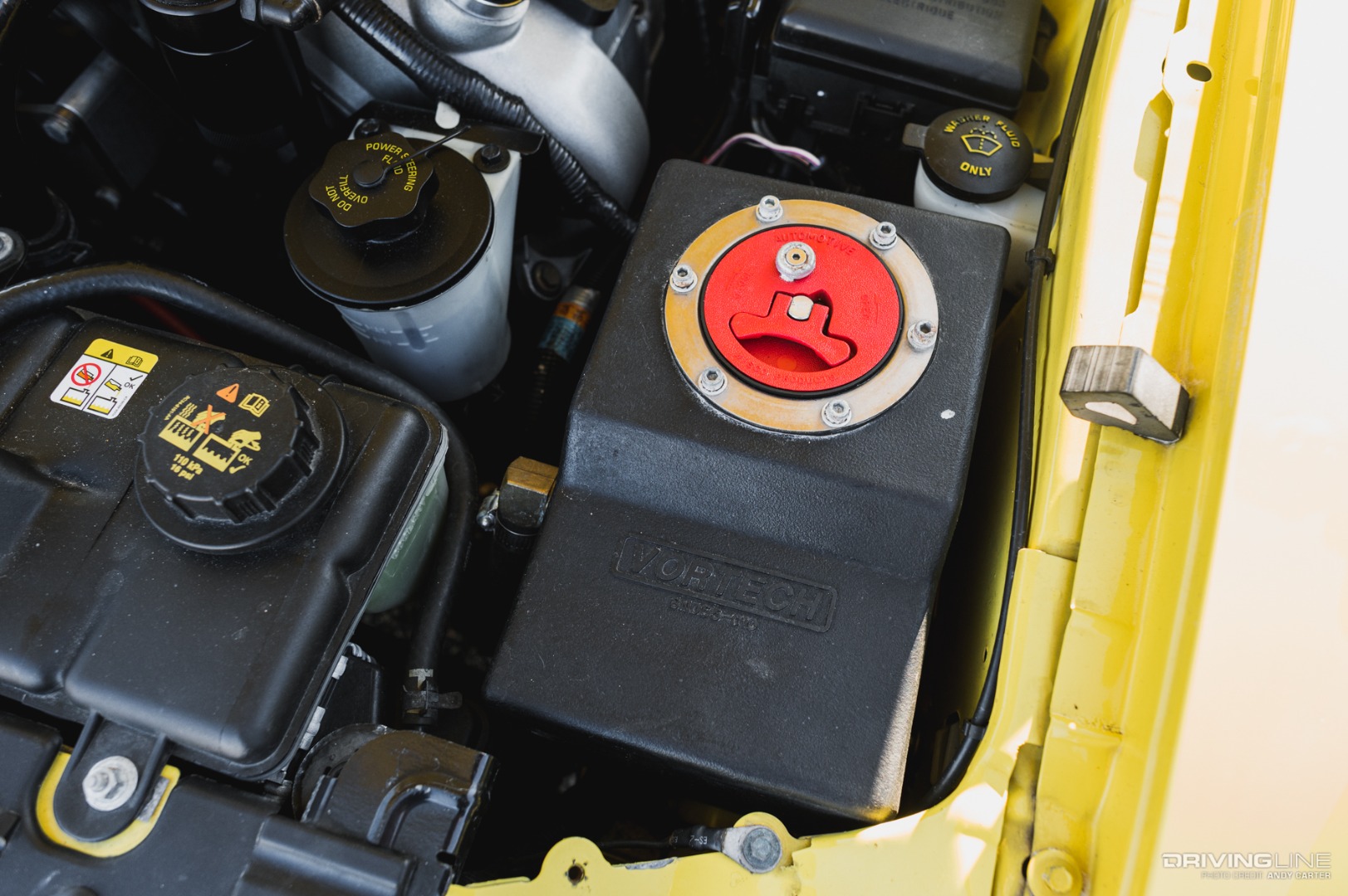 Vortech Aftercooler in Mustang Cobra