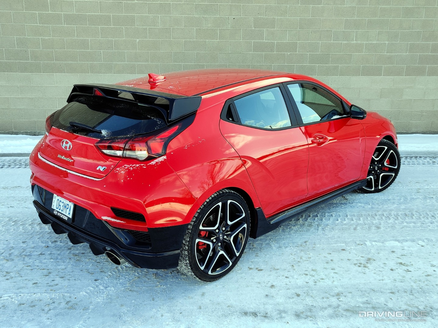 2022 Hyundai Veloster N rear 3/4
