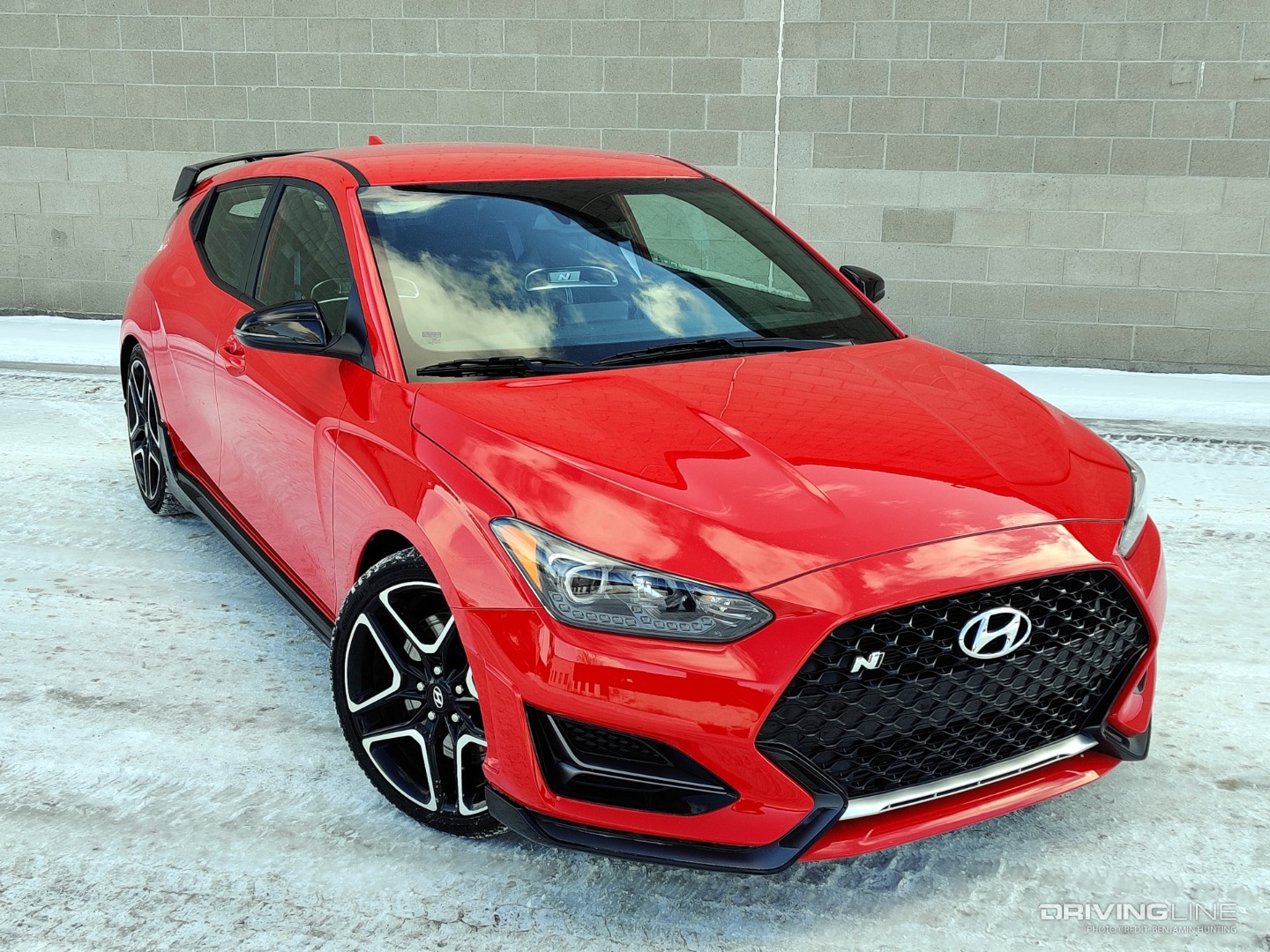 2022 Hyundai Veloster N front 3/4 high