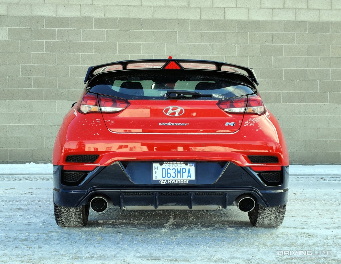2022 Hyundai Veloster N rear view