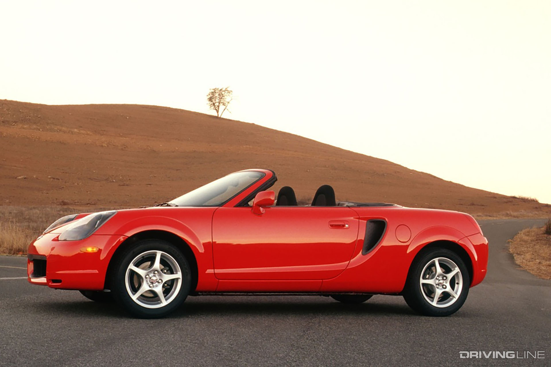 Red Toyota MR2 Spyder