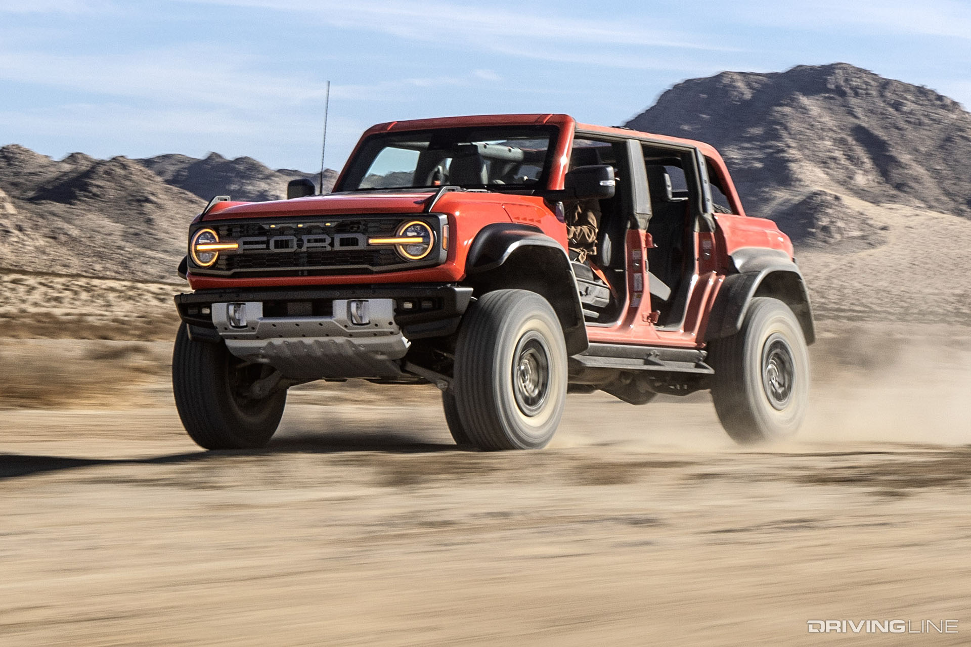 Ford Bronco Raptor in Desert