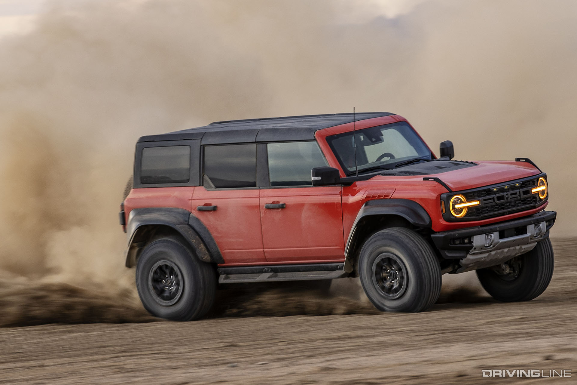 Ford Bronco Raptor in Desert