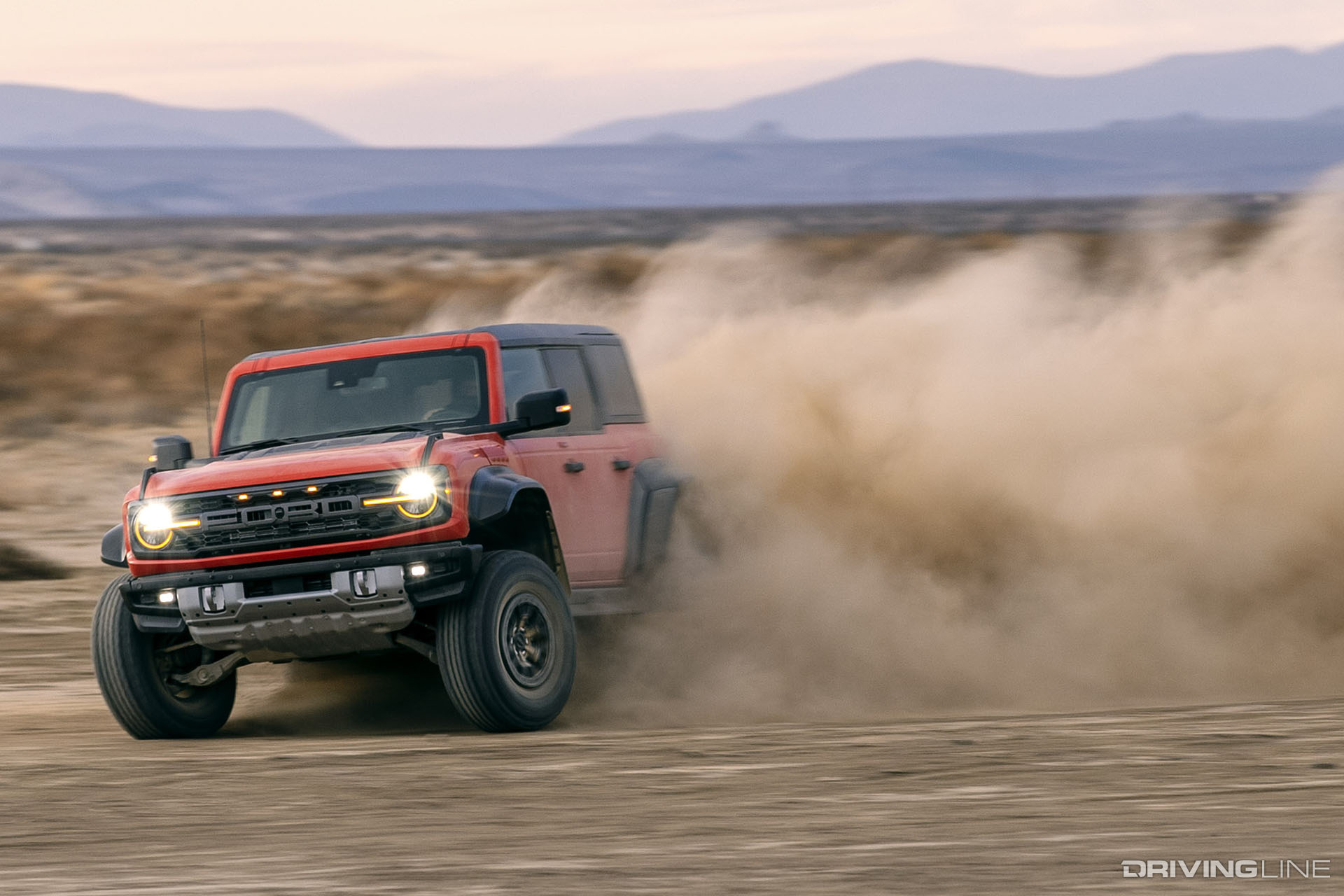 Ford Bronco Raptor in Desert