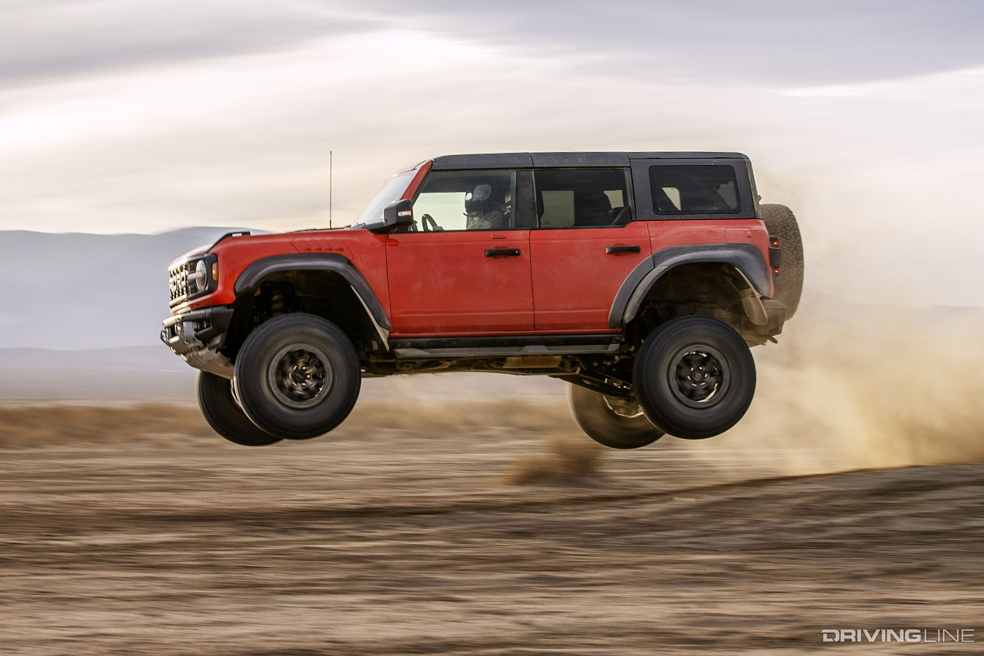Ford Bronco Raptor Jumping