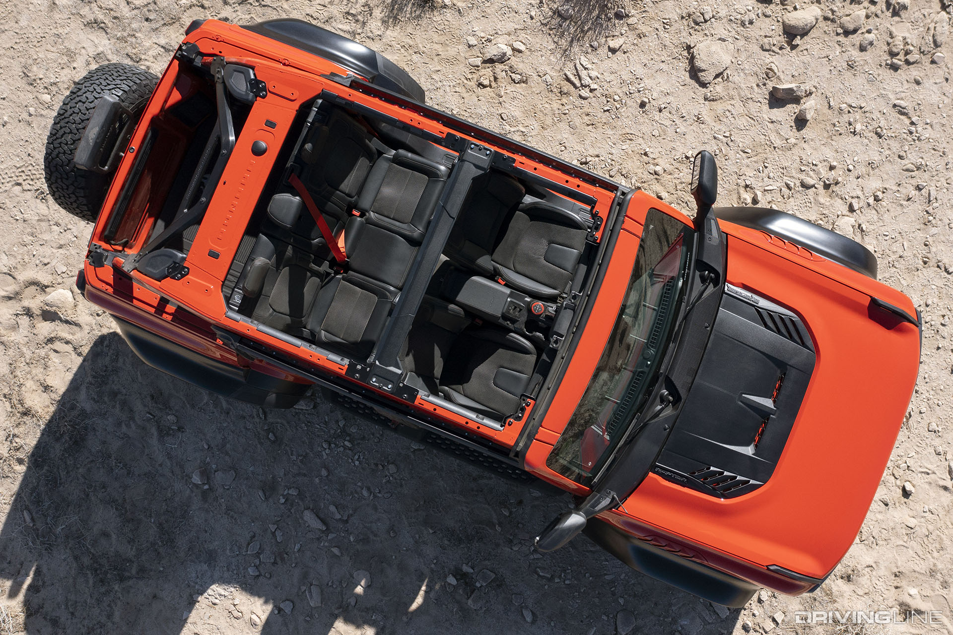 Ford Bronco Raptor Top View