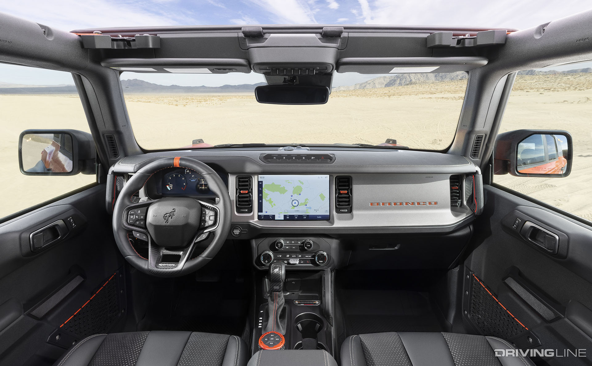 2022 Ford Bronco Raptor Interior
