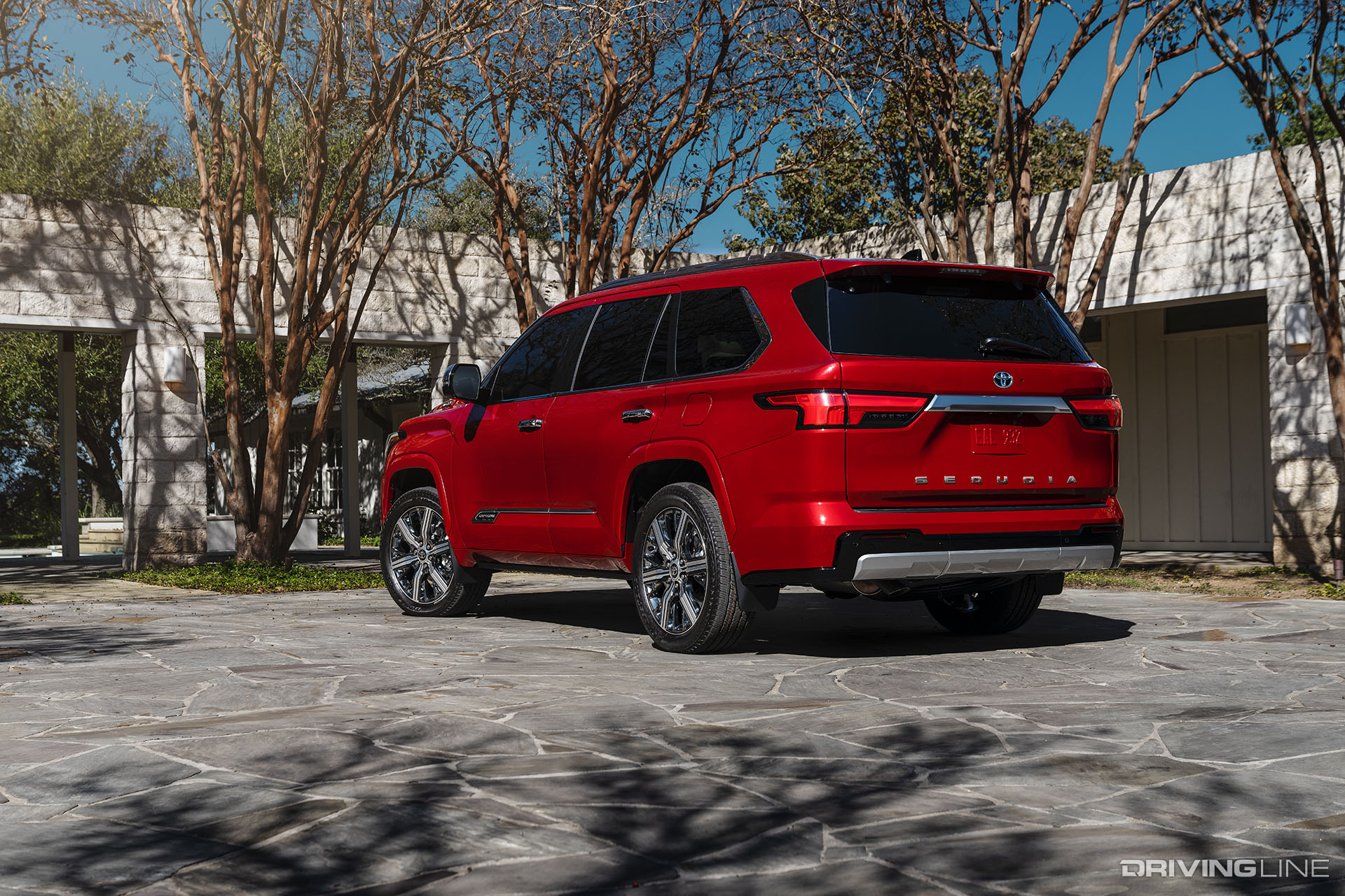 2023 Toyota Sequoia driver Rear View