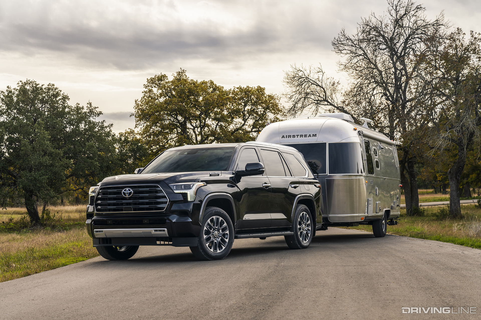 2023 Toyota Sequoia Towing Airstream Trailer