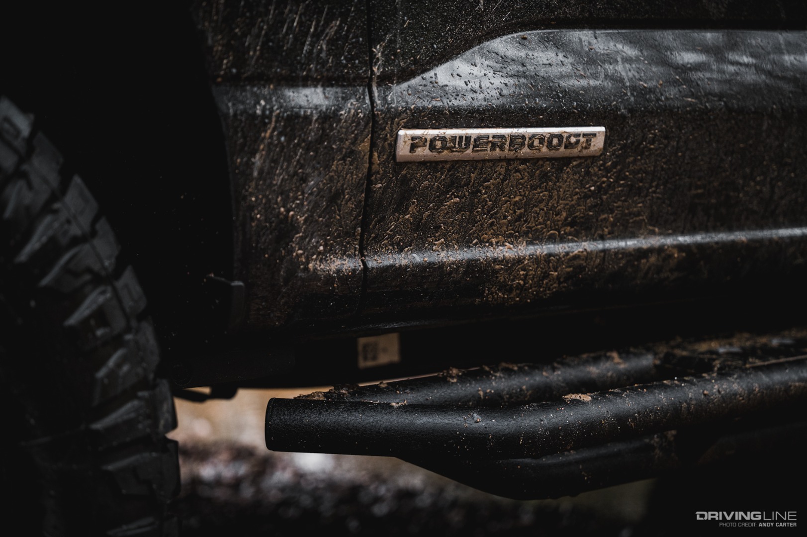 Ford F150 Powerboost badge