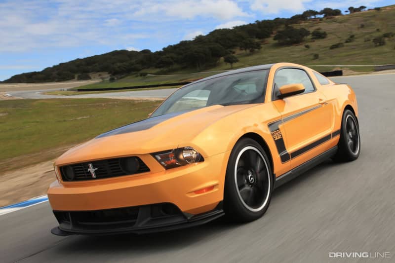 2012 Mustang Boss 302 on Track