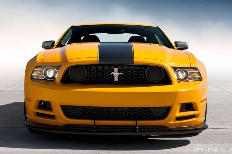 Mustang Boss 302 Yellow Front