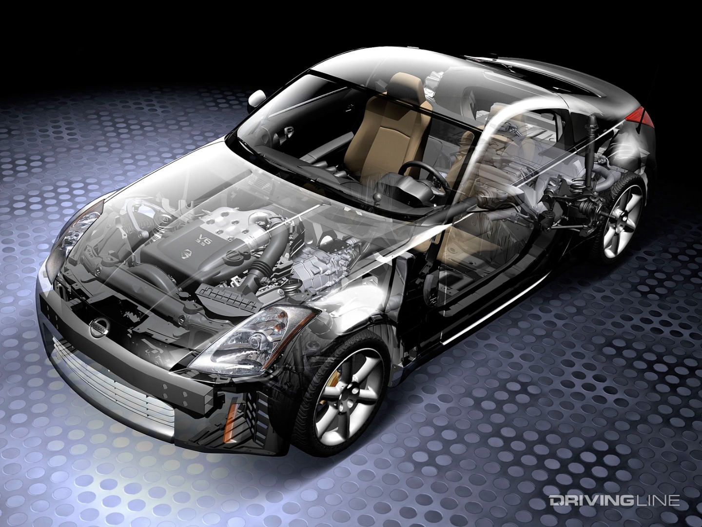 Nissan 350Z cutaway
