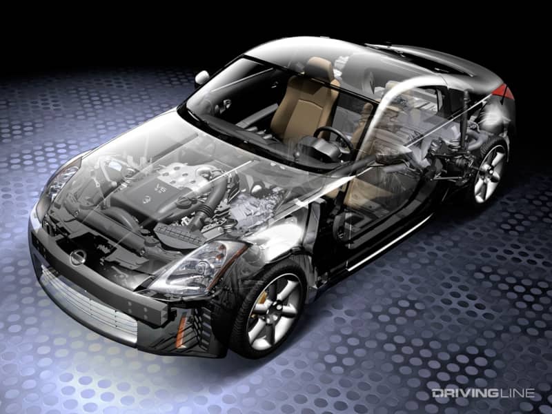 Nissan 350Z cutaway